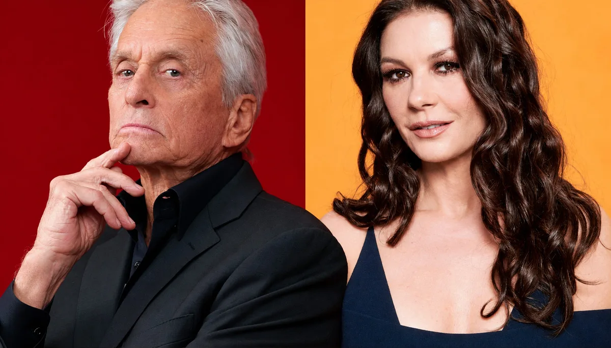 Catherine Zeta-Jones, sobre su marido Michael Douglas: "Hay una regla fundamental para los dos. Si vamos a separarnos de la familia para rodar lejos de casa, el proyecto tiene que apasionarnos de verdad"