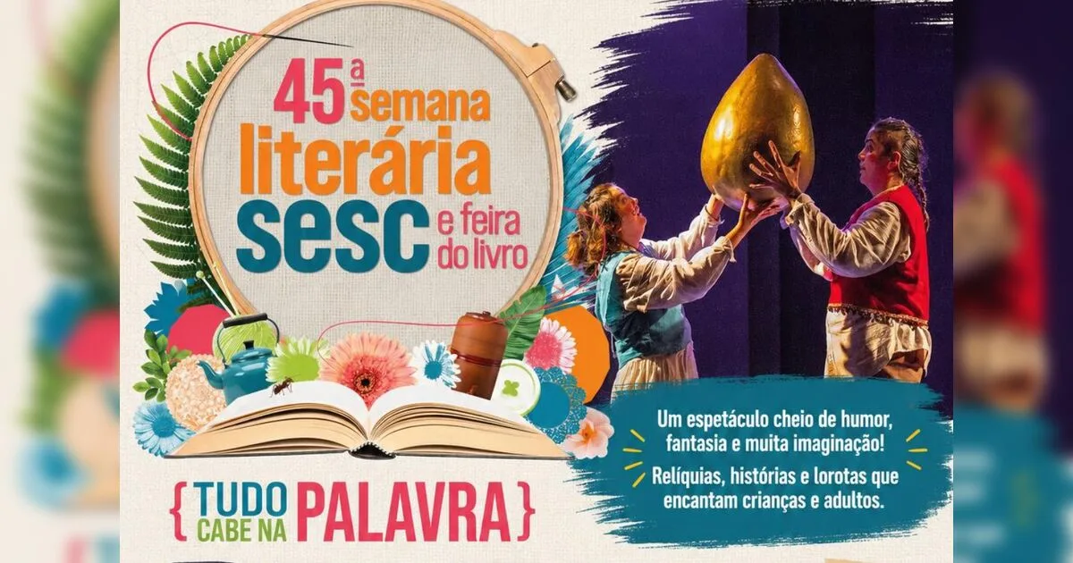 Semana Literária Sesc movimenta Apucarana com debates, teatro e cinema