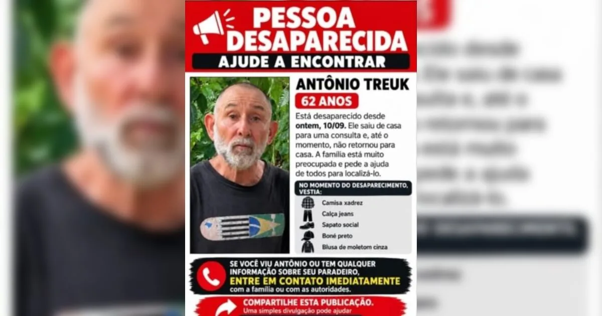 Bombeiros usam drone em buscas por idoso desaparecido em Apucarana