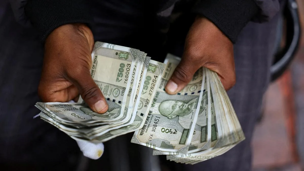 Rupee falls 3 paise to close at 95.74 against U.S. dollar