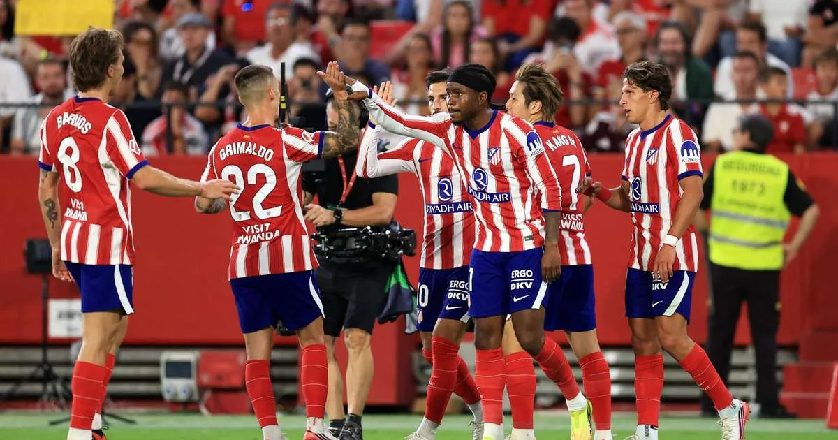 Fora de casa, Atlético de Madrid bate Sevilla pelo Campeonato Espanhol