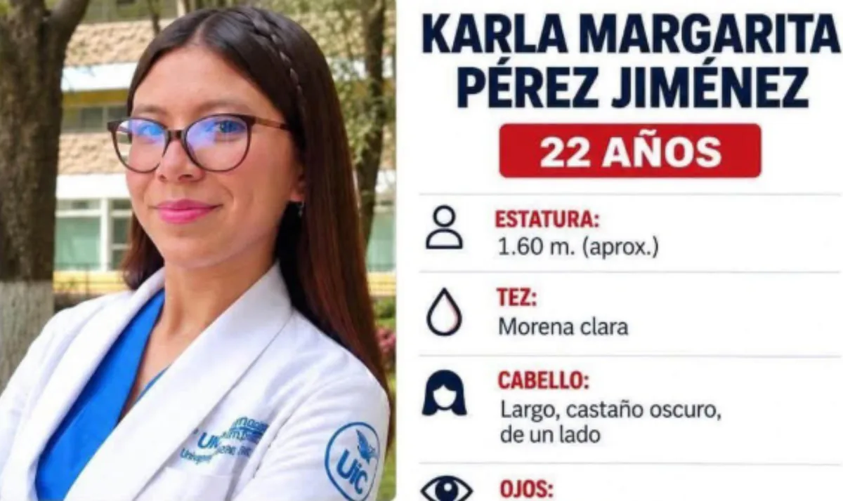 Localizan sin vida a Karla Margarita Pérez Jiménez, estudiante de medicina en Zapopan, Jalisco