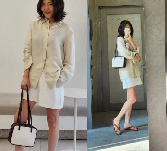 44kg 한혜연, 다이어트 성공하더니..따라 입고 싶어지네 “스타일링 삼매경”