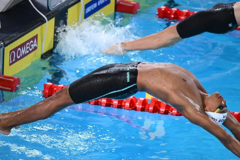 Pas de médaille individuelle pour Yohann Ndoye Brouard, qui échoue à 14 centièmes du bronze sur le 100 m dos