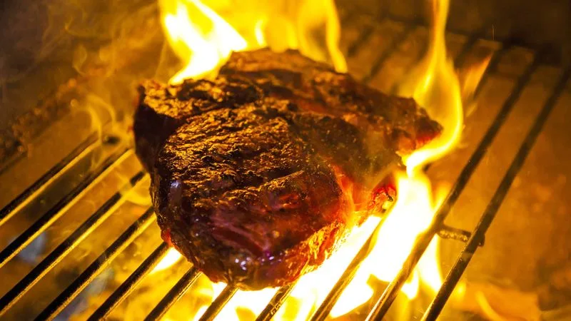 WHAT’S COOKING: Sirloin steak on the bone seared in reverse gear