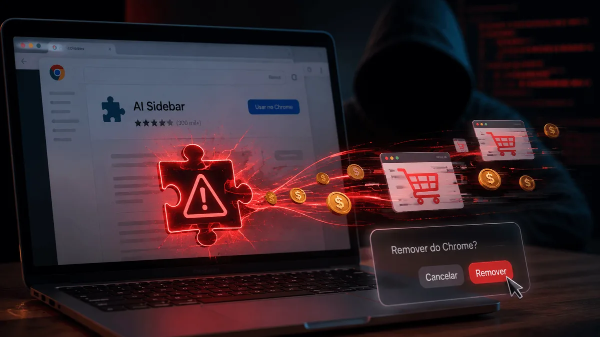 Removida por roubo de dados, extensão do Chrome retorna à loja oficial com novo golpe