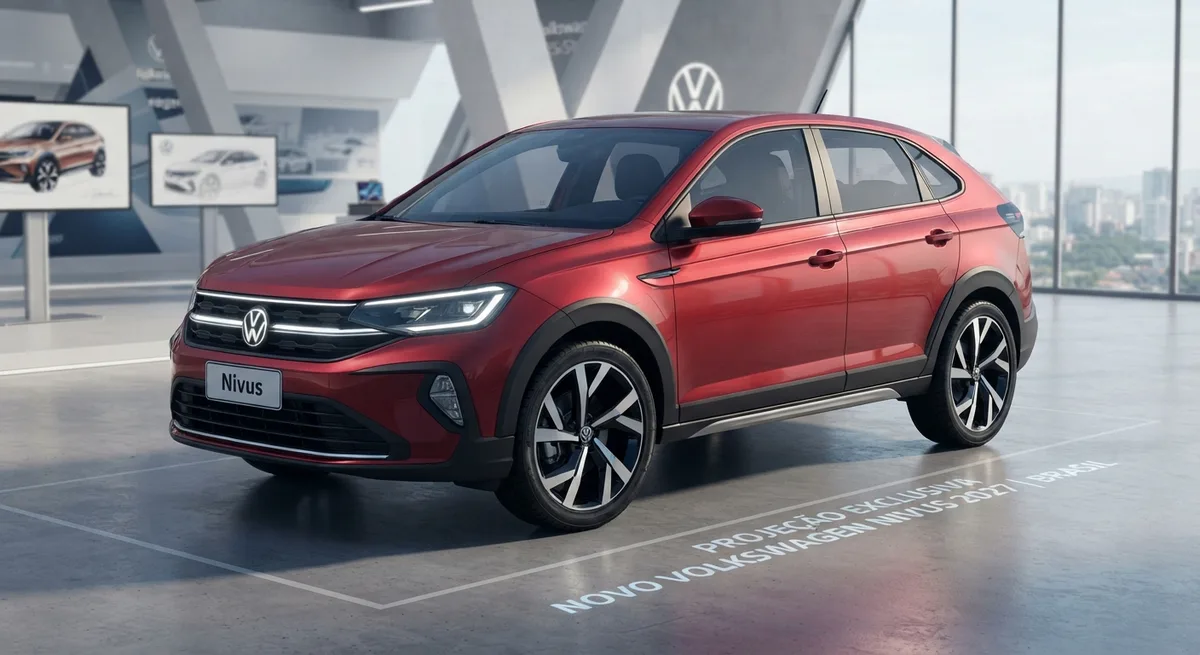 Volkswagen confirma novo Nivus 2027 híbrido com plataforma maior