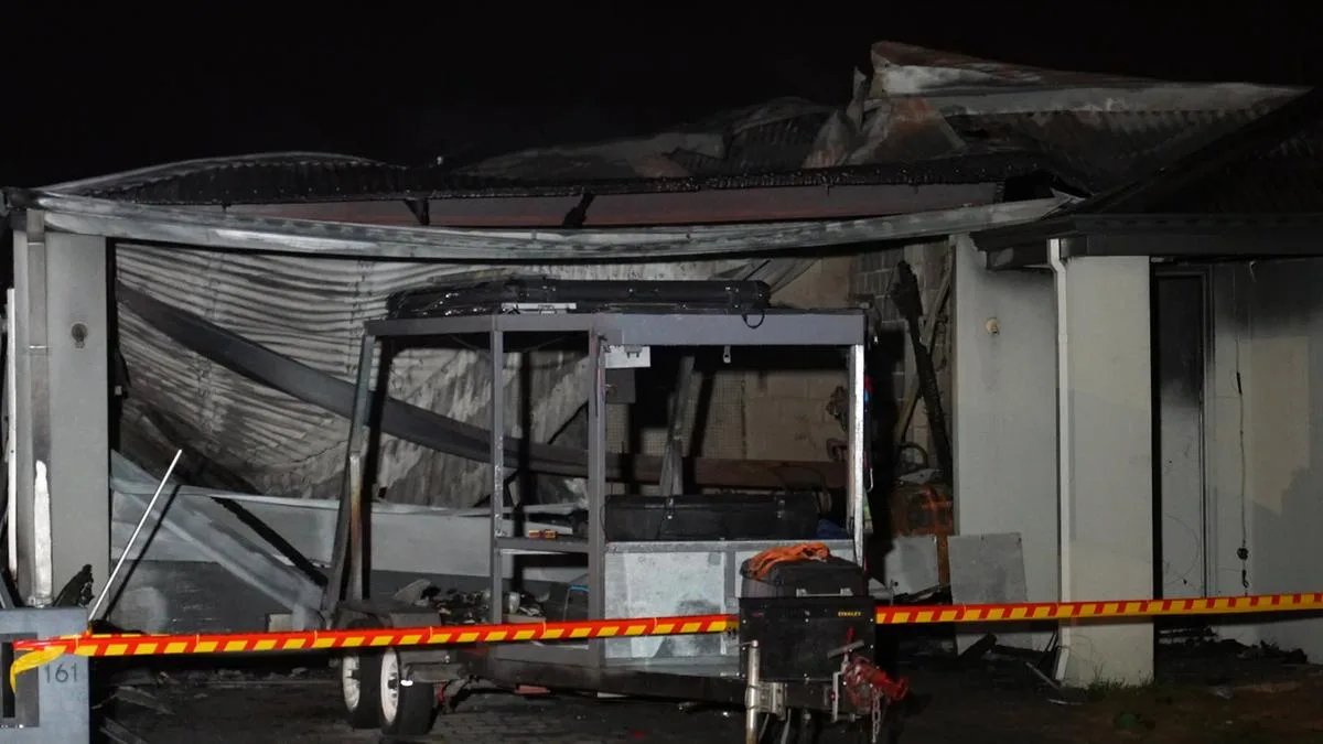 Baldivis: Fire decimates family home on Candela Parkway as occupant is treated for burns