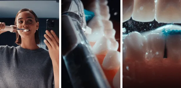 IA para os seus dentes: Escova tem jato potente que substitui o fio dental