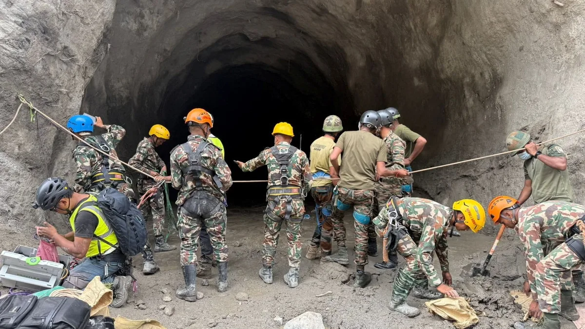 Rescuers race to free workers feared trapped in Nepal hydropower tunnels after deadly flooding