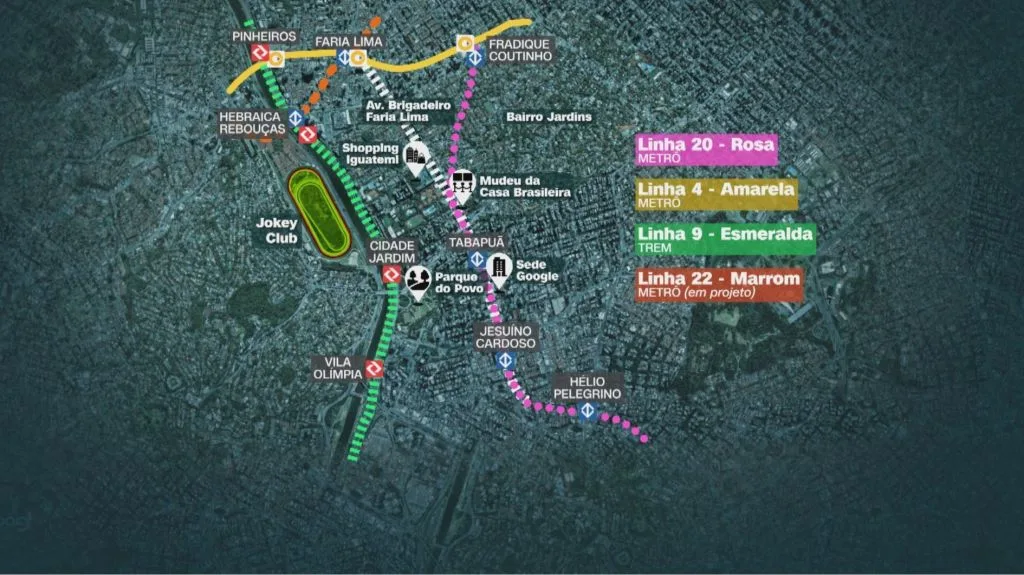 Linha 20-Rosa: entenda disputa entre moradores do Jardins e o Metrô de SP