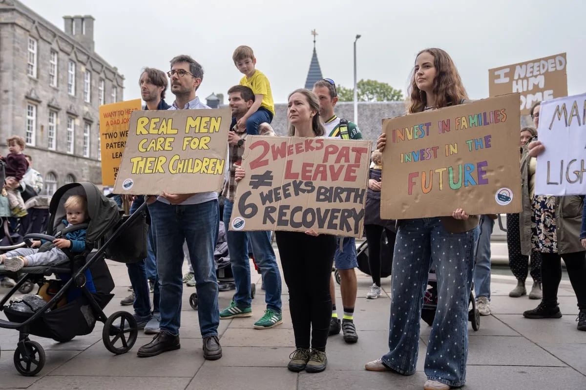 First ‘parent strike’ sees protests held in call for more support