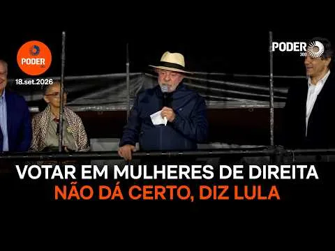 Votar em mulheres de direita não dá certo, diz Lula