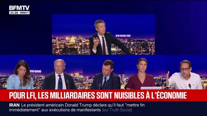 Pour LFI, les milliardaires sont nuisibles à l'économie - 25/08