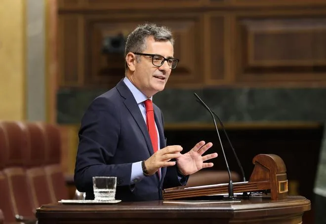 Bolaños, sobre la posible imputación del PSOE por financiación ilegal: "No hay ningún motivo para hacerlo"
