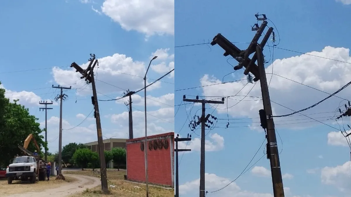 Caminhão derruba poste e deixa setores da UFPI sem energia em Teresina