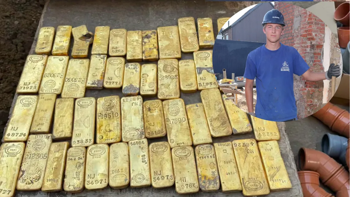 18-year-old Belgian thought he found €1; then uncovered €9m in gold