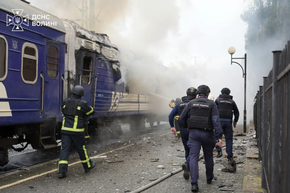 Ukraine-Russia war latest: Putin ‘knocking on Nato’s door’ with drone strike on passenger train near Polish border