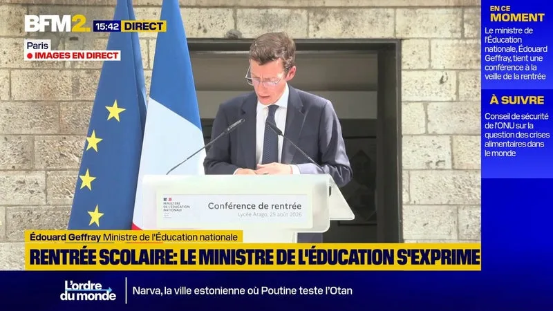 Violences contre les enseignants: la mise en garde du ministre de l'Éducation nationale avant la rentrée