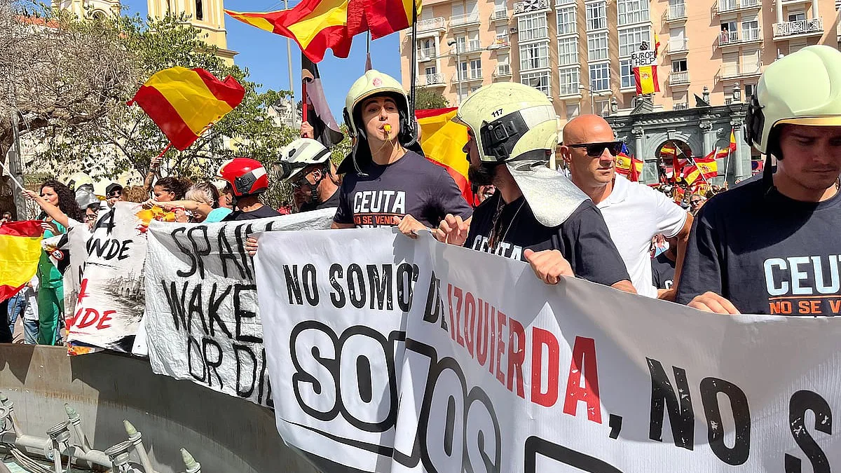 Dia de Ceuta em plena crise migratória: Feijóo e Abascal na concentração de apoio à cidade autónoma em Madrid