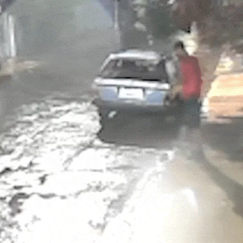 Nem chuva impede ação de ladrões de carro na Moreninha