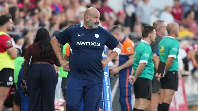 Toulon-Racing: "Fils de p…", le craquage de Patrice Collazo après un essai refusé à son équipe