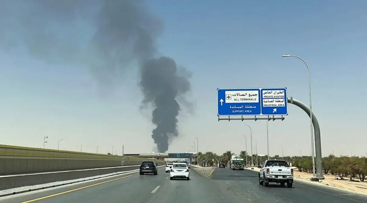 “Amenaza aérea hostil”: la alerta que recibieron los habitantes de Arabia Saudita antes de las explosiones