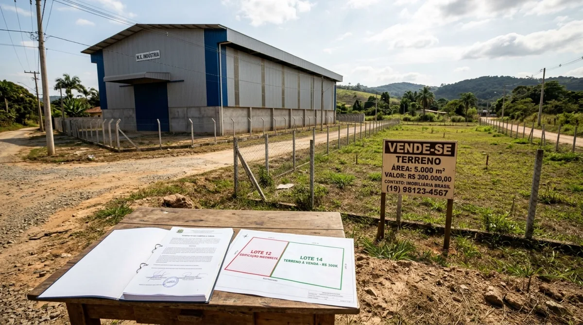 Empresário compra lote por R$ 300 mil, investe R$ 900 mil em galpão e ao terminar obra descobre que vendedor indicou terreno vizinho, verdadeiro proprietário aparece e exige o imóvel