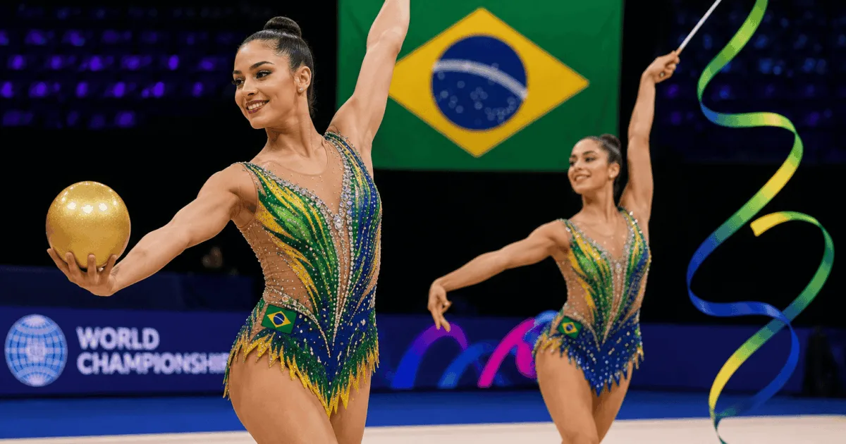 Ginástica Rítmica: Brasil estreia com brilho em Mundial