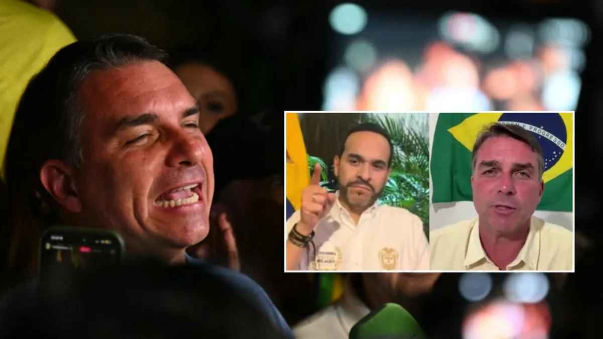 De qué hablaron Abelardo de la Espriella y Flávio Bolsonaro durante su encuentro virtual previo a la segunda vuelta en Brasil: “Quiero que les vaya bien a nuestros vecinos”