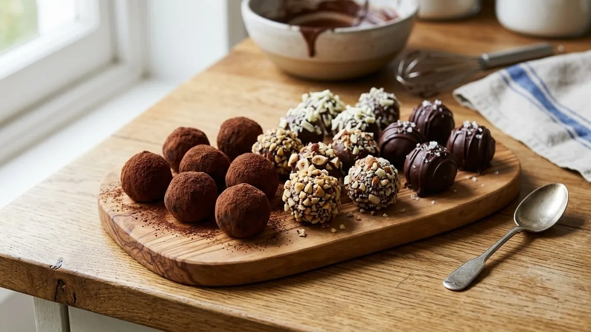 Trufas caseras con 3 ingredientes: la receta fácil para aprovechar sobras de budín o bizcochuelo