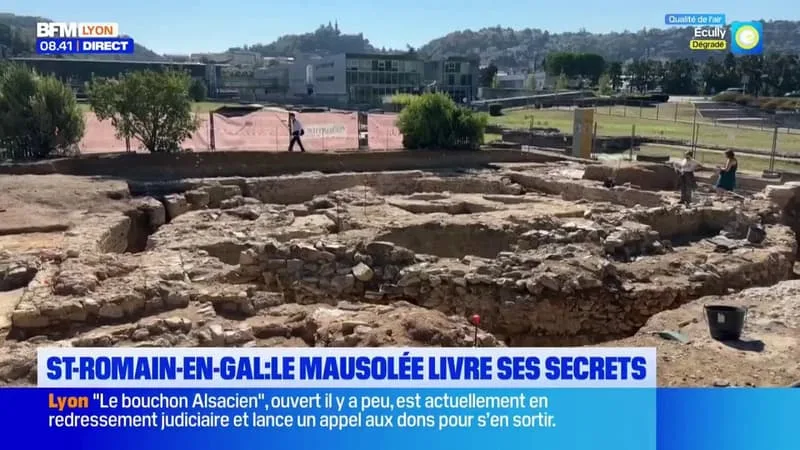 St-Romain-en-Gal : les fouilles archéologiques ont repris au mausolée, et il nous livre ses secrets