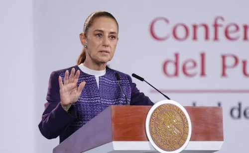 Lemus debe explicar uso de agua y gas lacrimógeno para reprimir protestas, dice Sheinbaum; se opone a privatización del servicio
