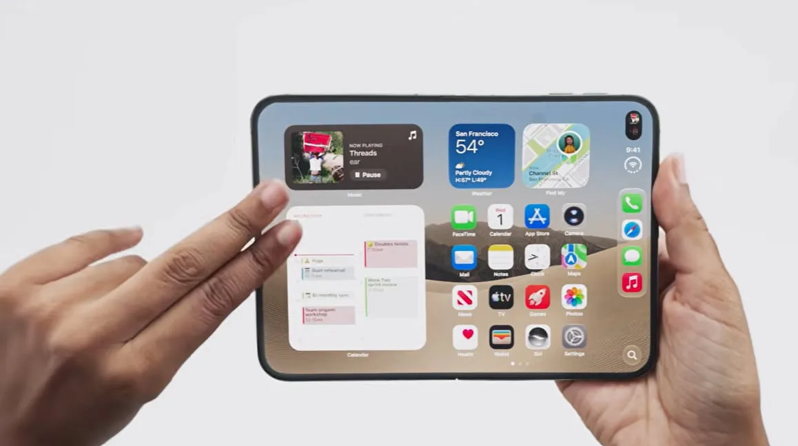 Todo lo que debes saber del iPhone Duo, el primer plegable de Apple