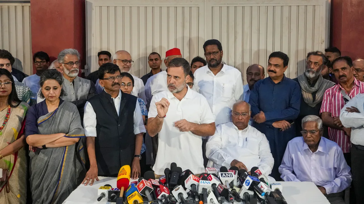 'Lady hiding in Dehradun': Who was Rahul referring to at INDIA bloc presser?