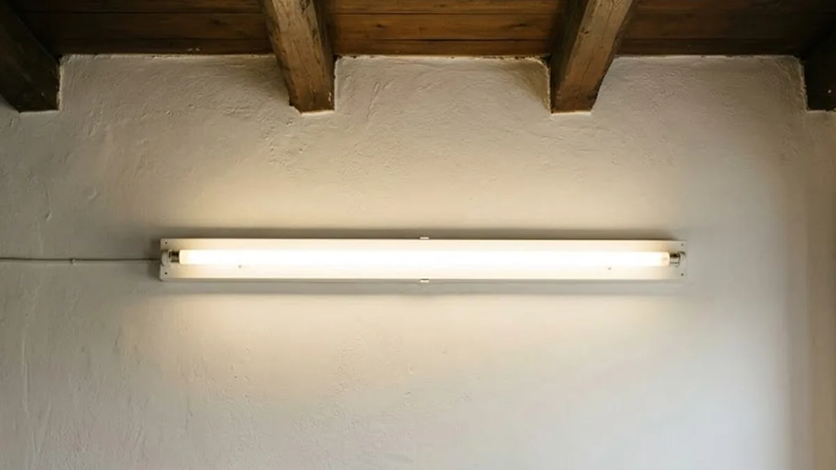 Pocos lo saben: por qué los tubos de luz parpadean antes de encenderse