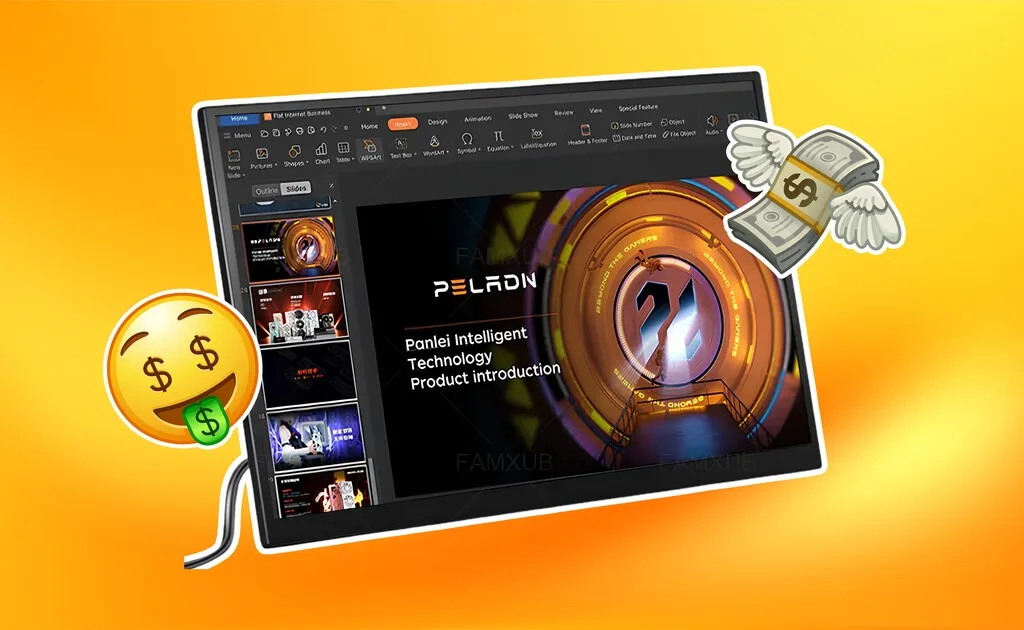 Esta pantalla portátil es perfecta como segundo monitor o para llevarla a la oficina. Tiene un precio muy bajo en Mercado Libre