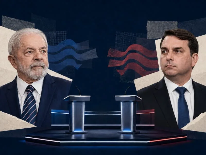 Ausentes, Lula e Flávio são citados 73 vezes em debate da Band