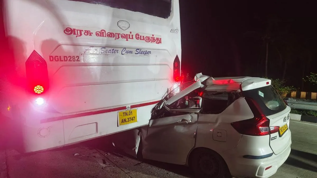 Two men from Chennai killed, six injured as SUV rams into SETC bus near Cuddalore