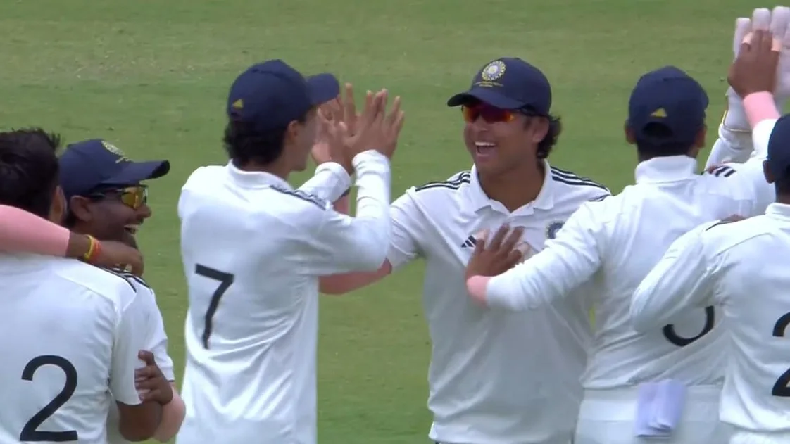 Sooryavanshi captains in Duleep Trophy, nails DRS call. His reaction is priceless
