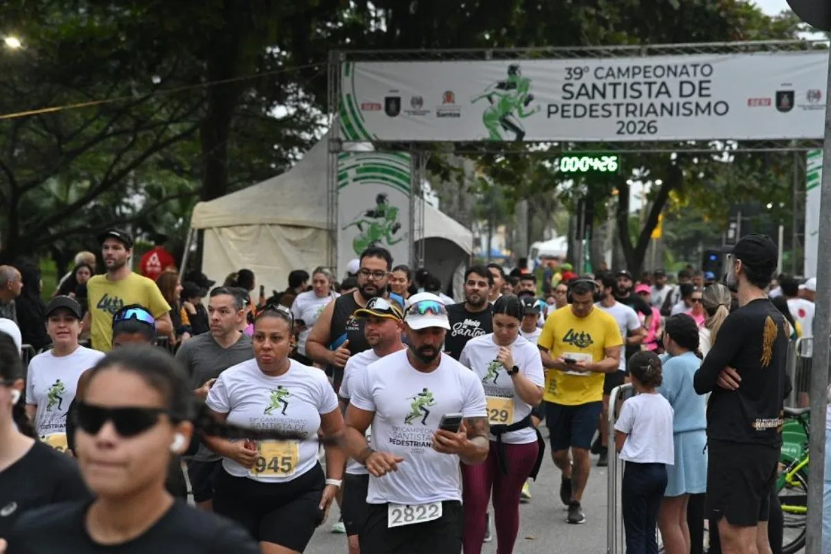 Campeonato de pedestrianismo interdita vias e altera linhas de ônibus em Santos neste domingo