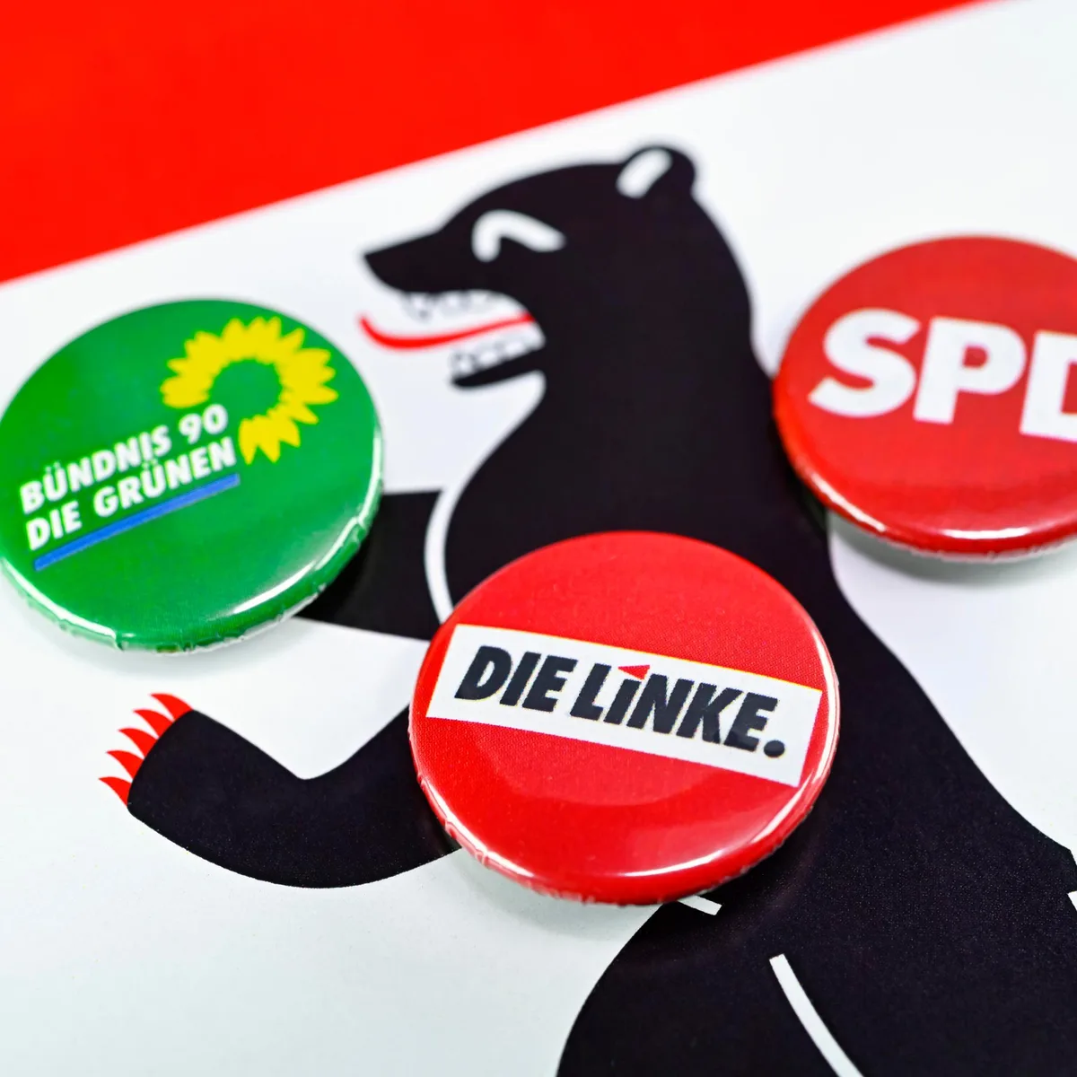Sondierung in Berlin - Rot-grün-rote Gespräche über Haushalt