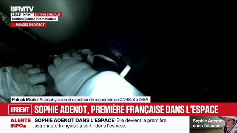 Sophie Adenot dans l'espace: "C'est beaucoup d'effort derrière, c'est du temps long", explique Patrick Michel, astrophysicien