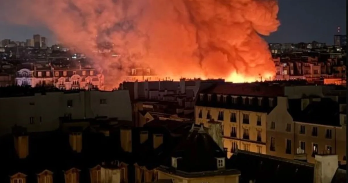 Un incendio destruyó Enfants Rouges, el mercado cubierto más antiguo de París