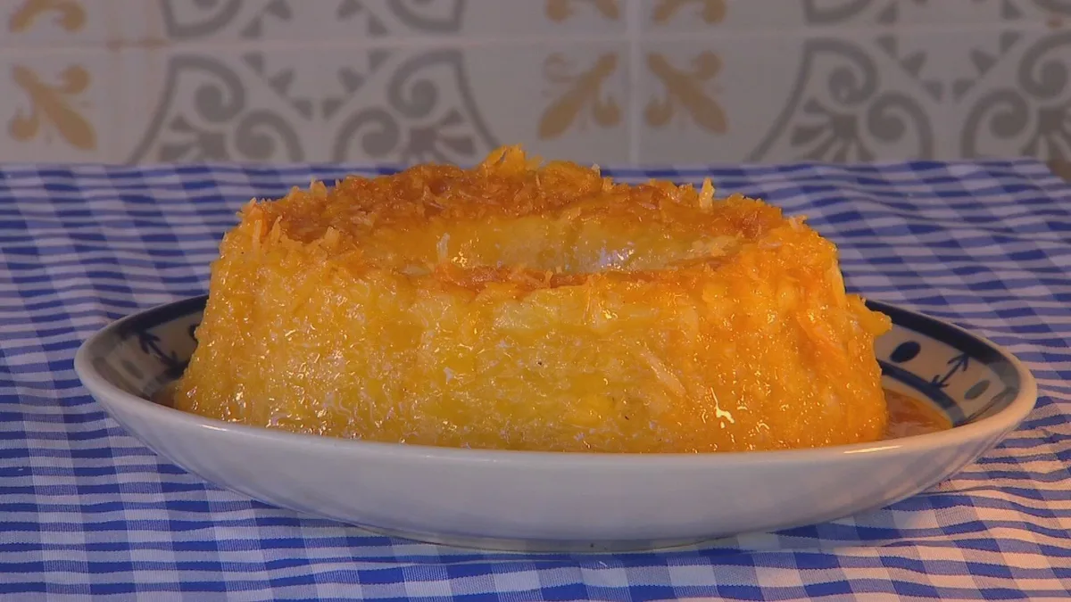 Receita Nosso Campo: aprenda a preparar um pudim de mandioca