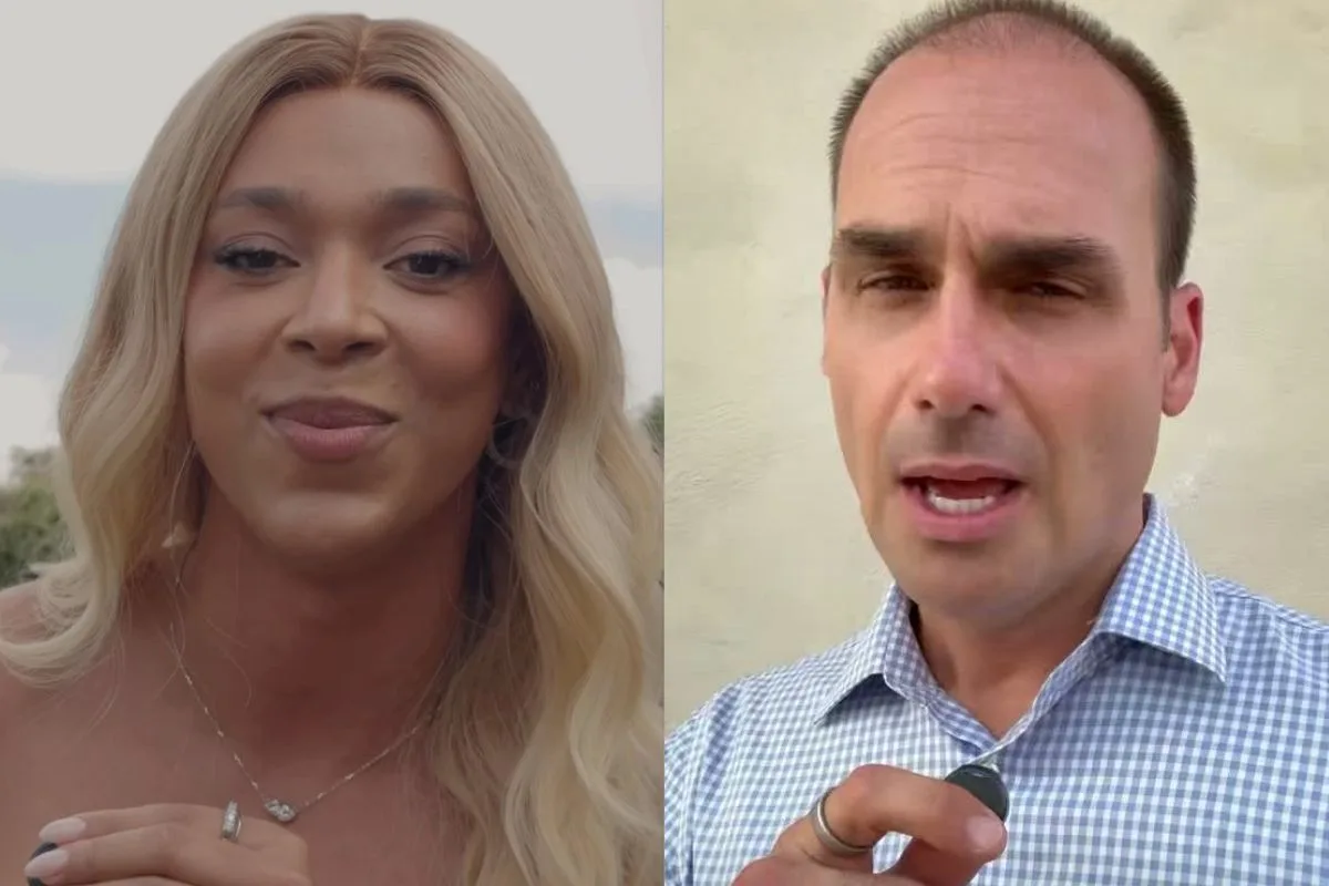 Juiz muda audiência em ação de Erika Hilton contra Eduardo Bolsonaro