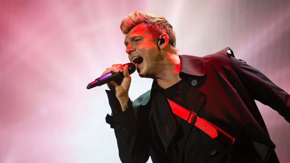 Wahrzeichen: Backstreet Boy Nick Carter ist vom Kölner Dom ganz angetan