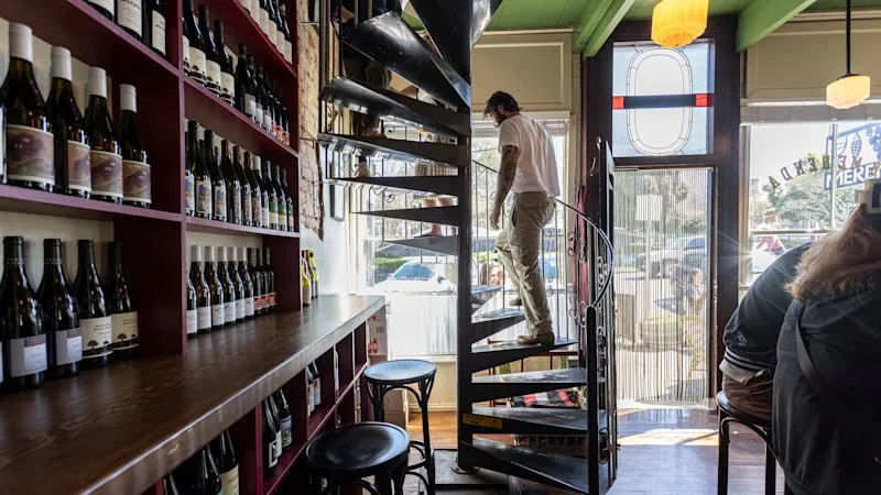 Climb this spiral staircase for the long lunch of your dreams