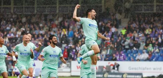 2. Fußball-Bundesliga: Hertha BSC feiert fünften Sieg im fünften Spiel