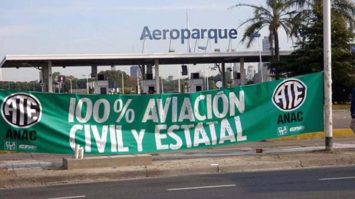 ATE realizará un paro de 48 horas este jueves y viernes que podría afectar los vuelos en todo el país